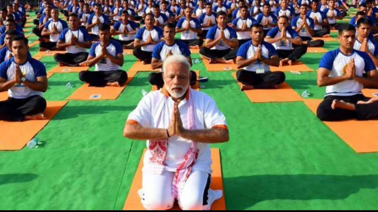 International Day Of Yoga Pm Modi To Lead Mass Yoga Event At Mysuru