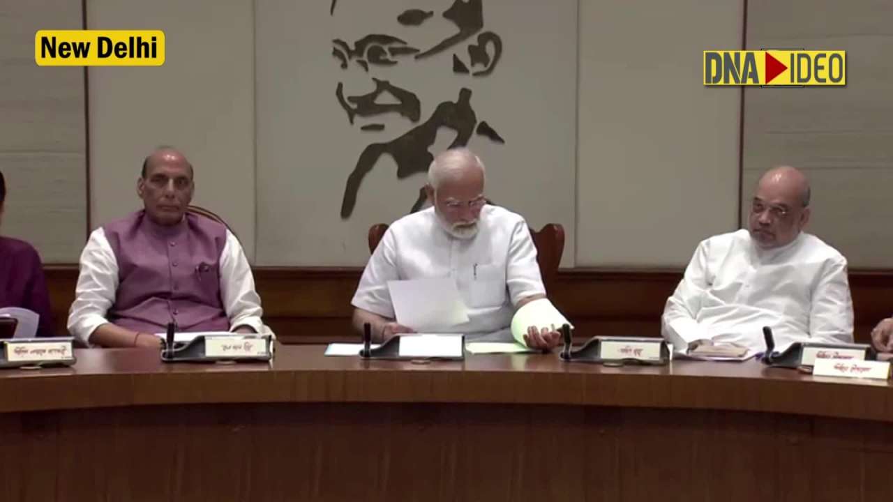 PM Modi Chairs Union Cabinet Meeting In Delhi