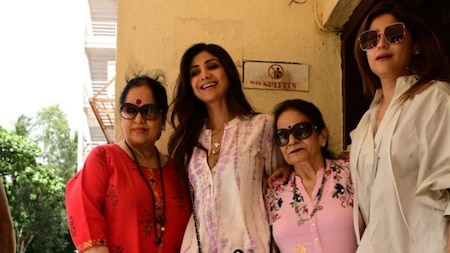 Shilpa Shetty and family