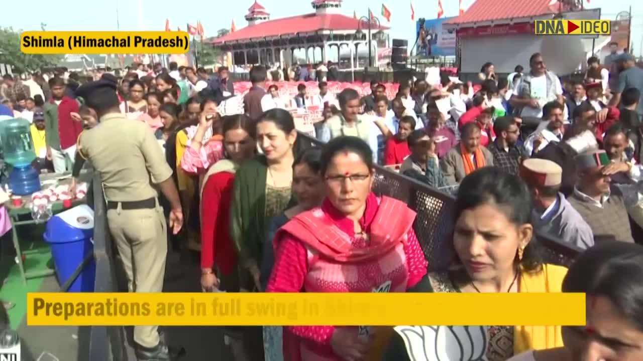 Preparations in full swing to welcome PM Modi in Himachal Pradesh 