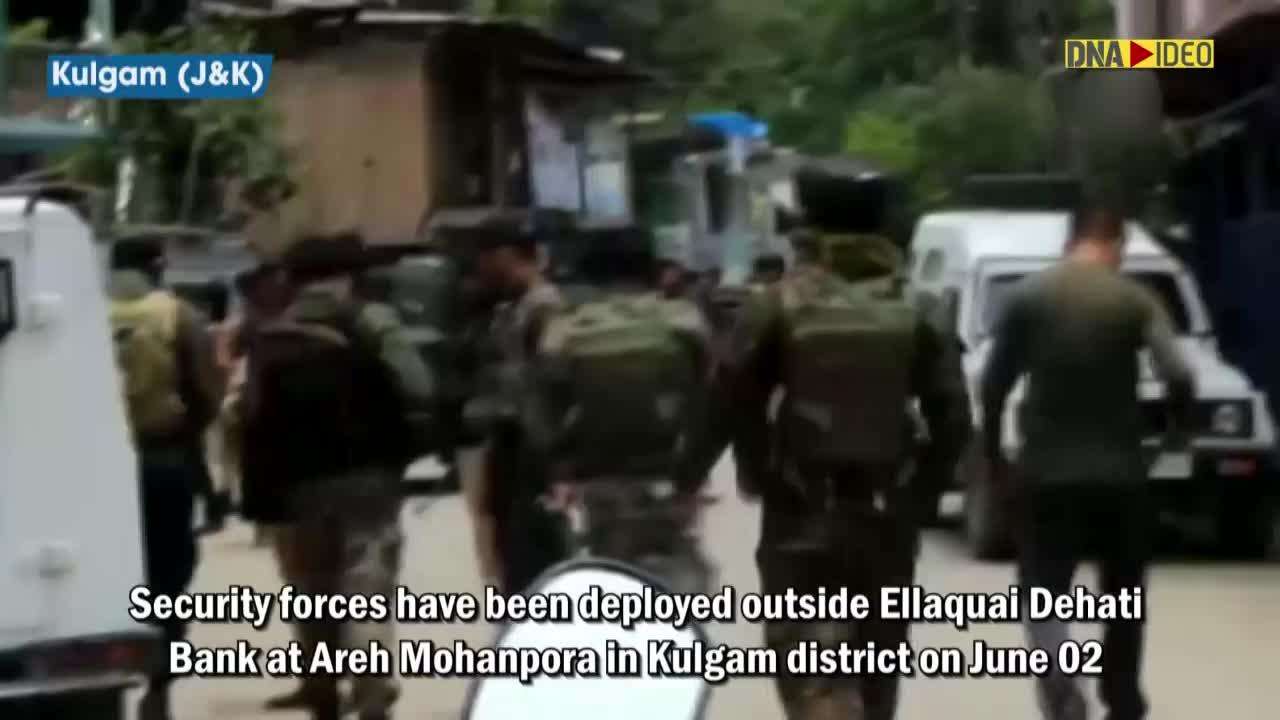 J&K: Search operations underway in Kulgam following death of Bank Manager in terrorist attack