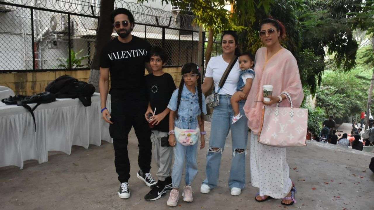 Ayushmann Khurrana with family