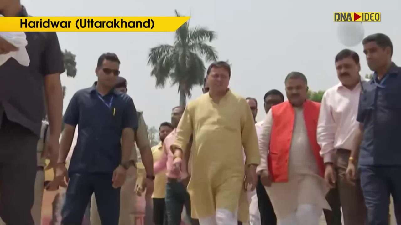 Ganga Dussehra: CM Dhami performs Ganga Puja in Haridwar 
