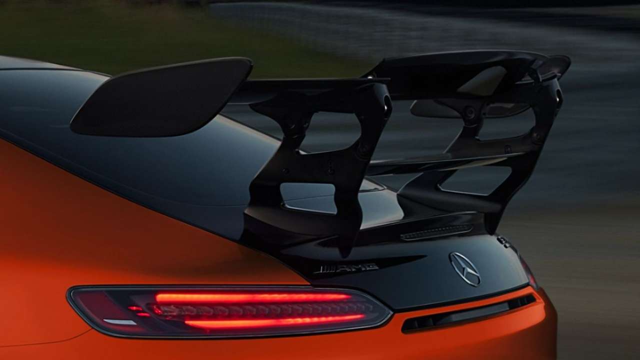 Mercedes-AMG GT Black Series gets movable flap in the upper blade of the wing