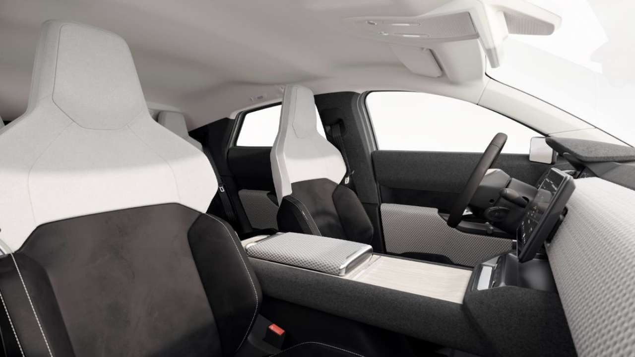 Lightyear 0 interior is made of naturally-sourced materials