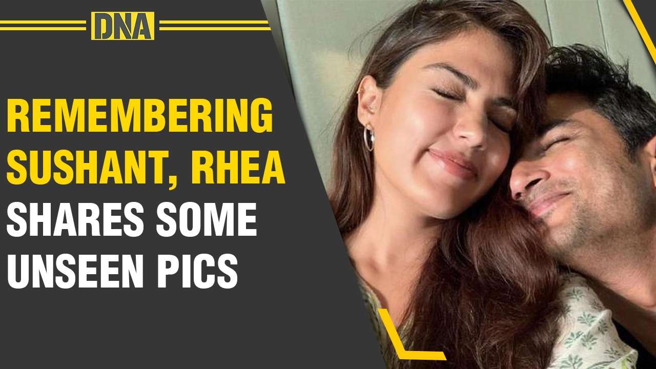 Watch unseen pictures of Sushant Singh Rajput shared by Rhea Chakraborty 