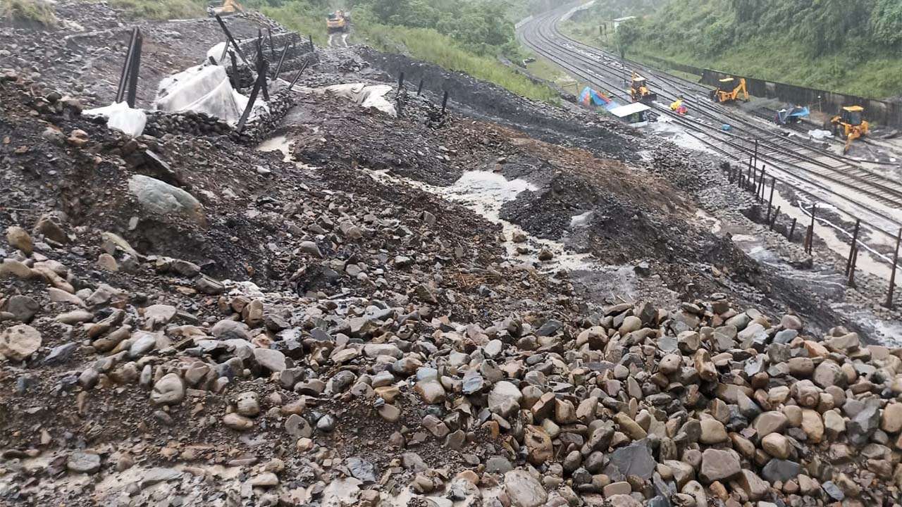 Heavy rainfall in mountainous district of Dima Hasao