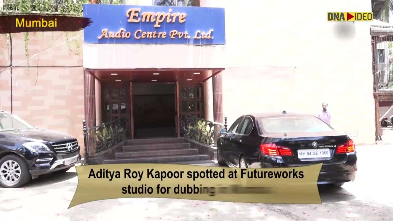 Mumbai: Actor Aditya Roy Kapoor spotted at Futureworks studio