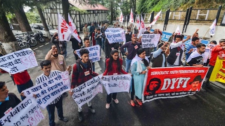 Protest in Shimla