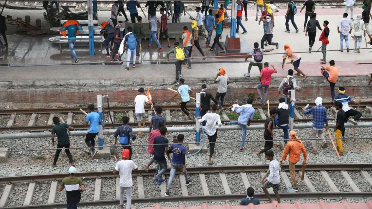 Danapur Railway Station vandalised