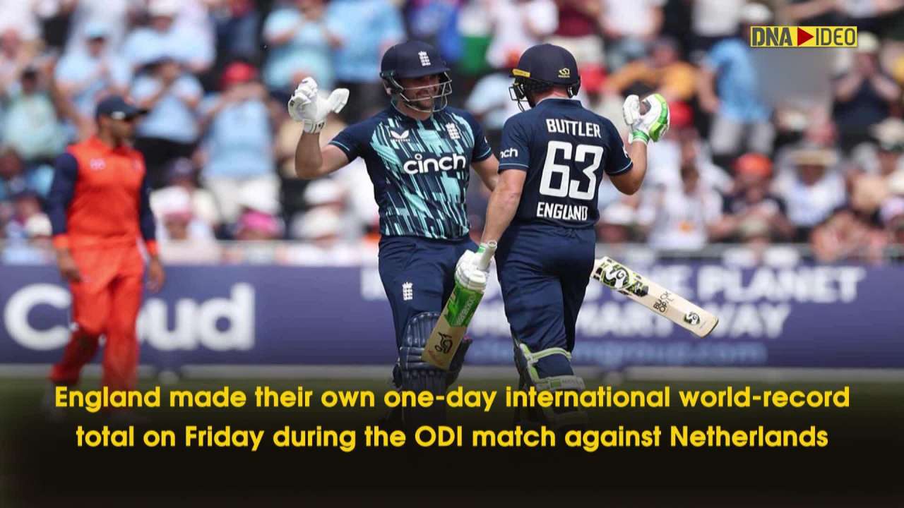 England batters wreak havoc on Netherlands to break their own ODI record