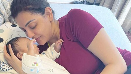 Kajal Aggarwal's lovely photo with her 'heartbeat'