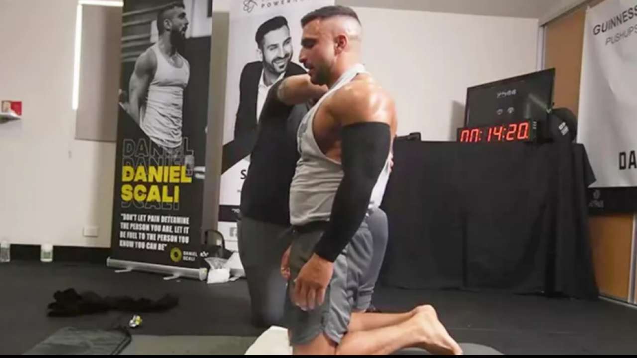 Meet Daniel Scali Who Broke Guinness World Record With 3 182 Push Ups In An Hour