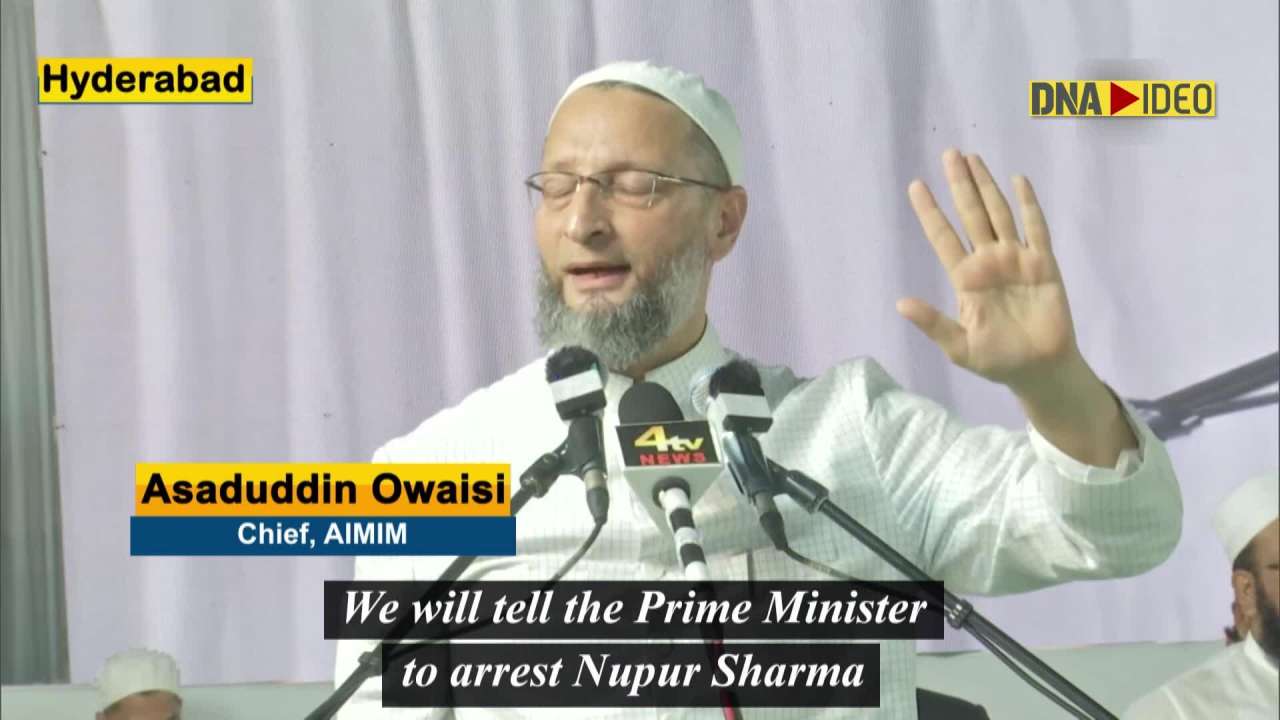 Nupur Sharma can become contender for Delhi CM’s post: Asaduddin Owaisi takes dig at BJP 