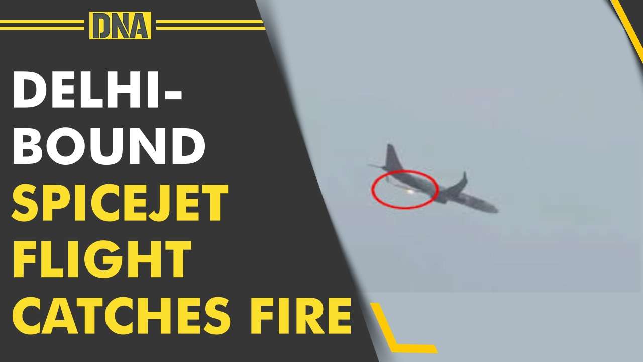Patna-Delhi Spicejet Airline catches midair fire, performs emergency landing