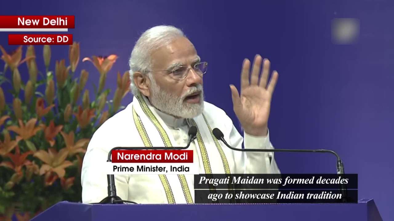 PM Modi hits out at Opposition for disrupting process, not working for ‘Pragati Maidan’ development