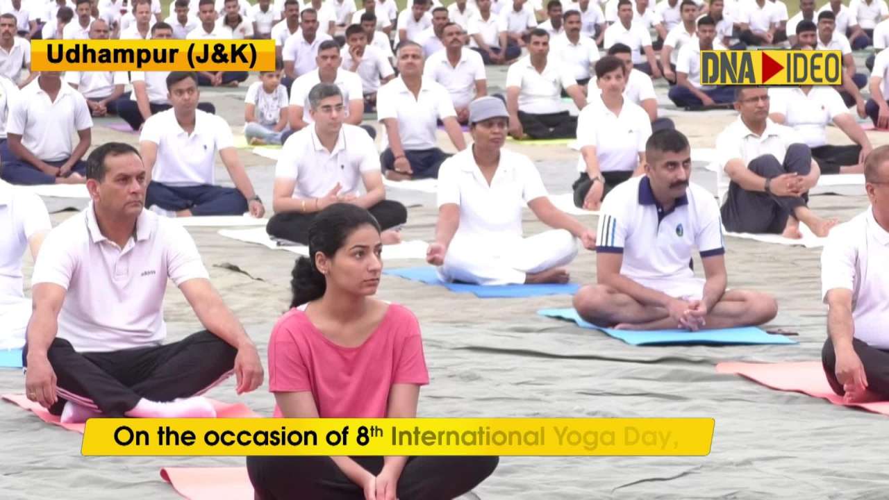  Indian Army performs Yoga in Udhampur to celebrate International Yoga Day