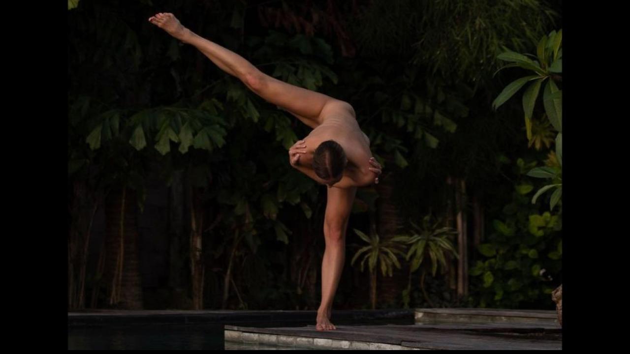 yoga girl viral post