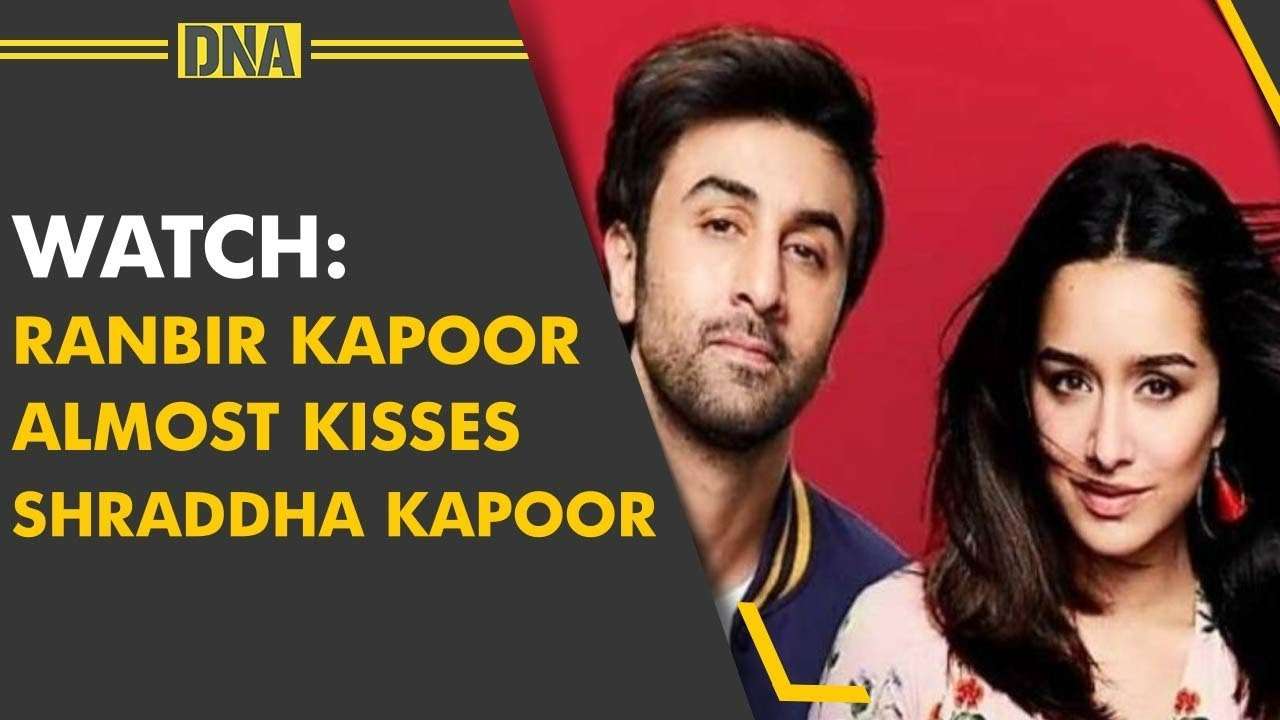 Watch: Ranbir Kapoor almost-kisses Shraddha Kapoor in the viral video; fans go crazy