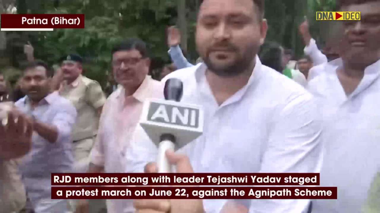 Agnipath is playing with our youth’s future: RJD leader Tejashwi Yadav