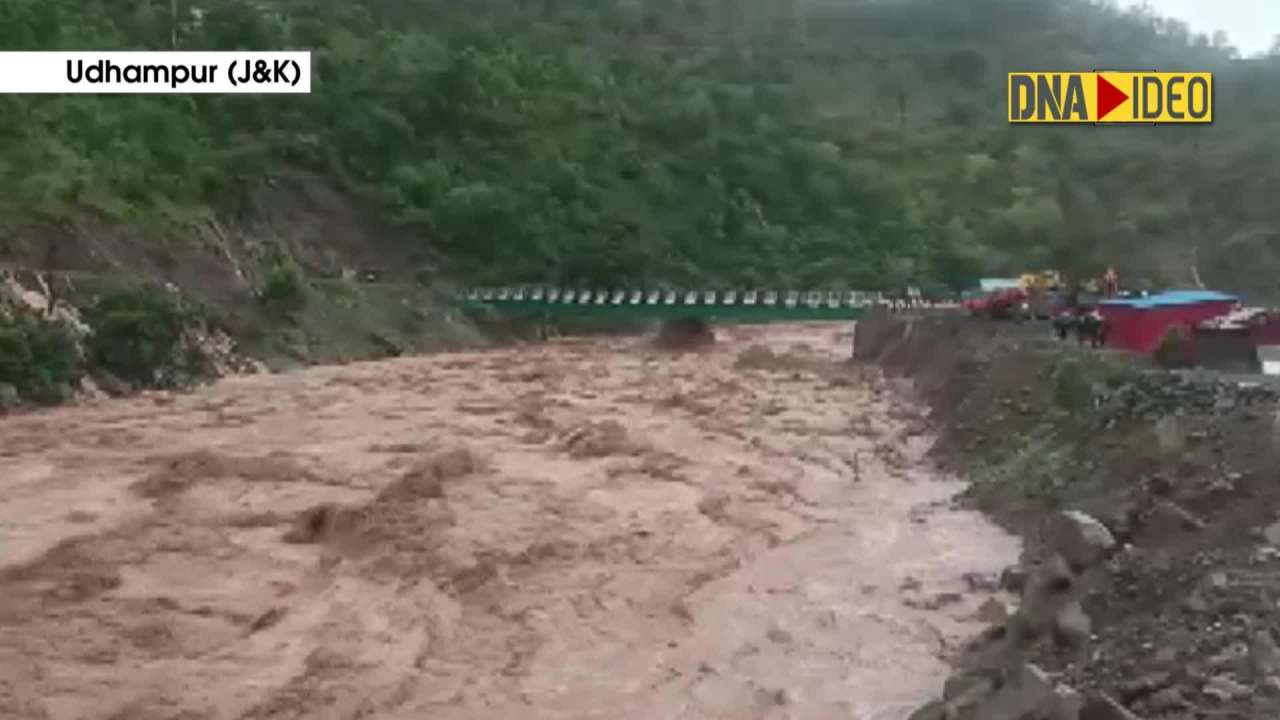 J&K: Water level increases sharply in River Tawi due to incessant rain in Udhampur