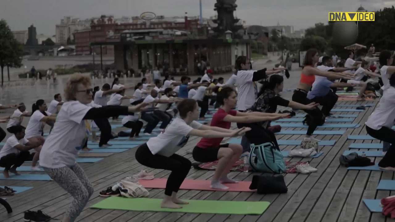 Watch: Moscow celebrates 8th International Day of Yoga 