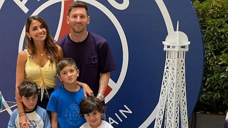 Lionel Messi the family man