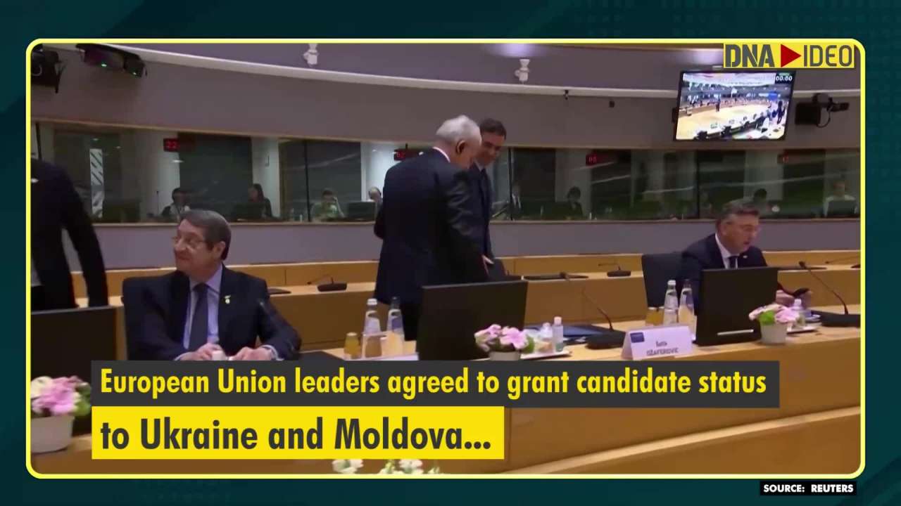 Big move: EU agrees to grant candidate status to Ukraine, Moldova