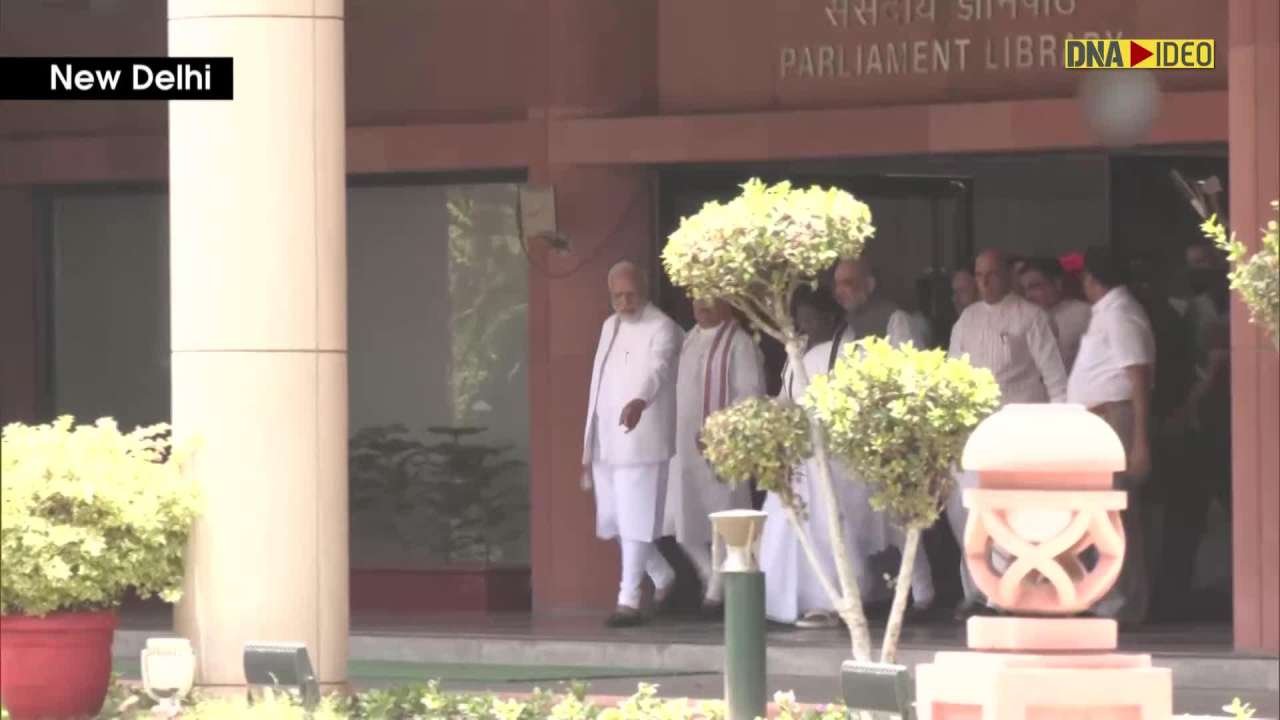 Presidential Poll: NDA candidate Draupadi Murmu files nomination in presence of PM Modi