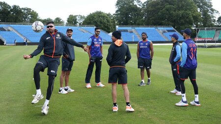Team India's training session