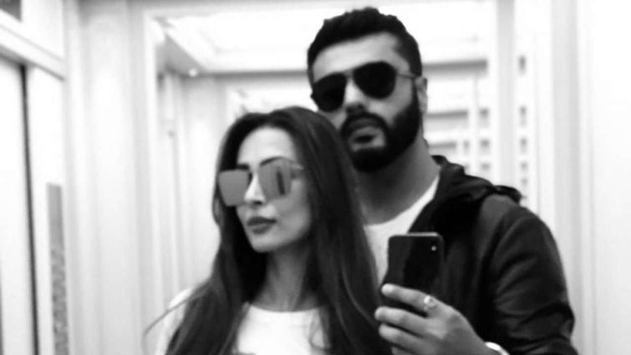 Malaika Arora and Arjun Kapoor's mirror selfie