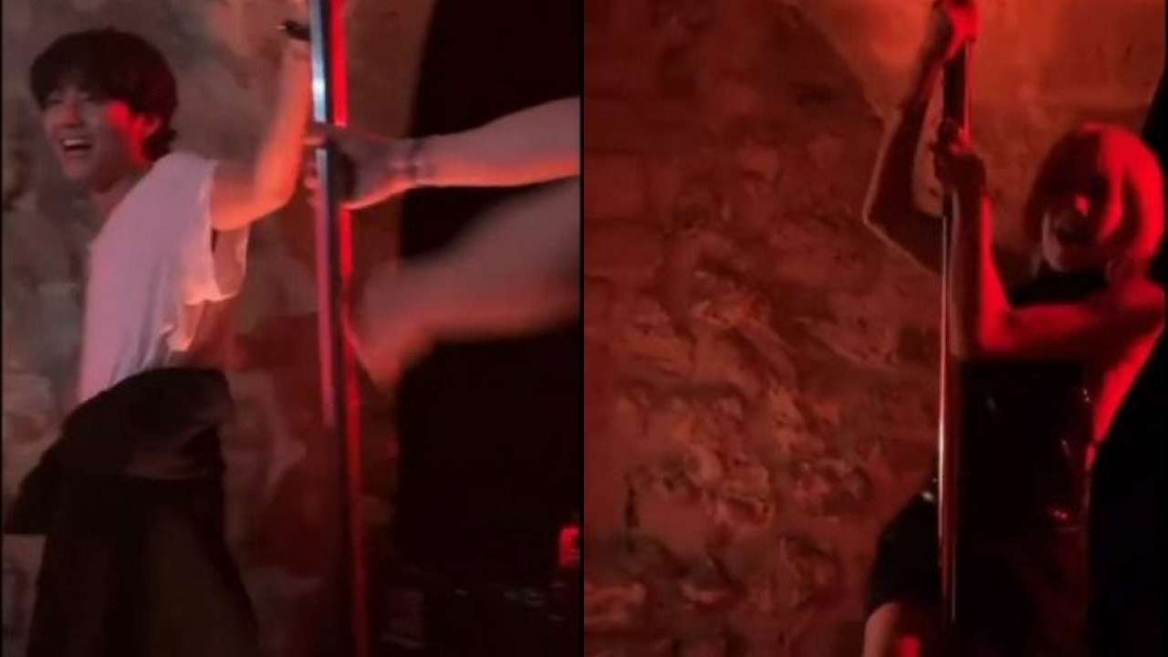 Watch Viral Video: BTS' V and Blackpink's Lisa aces pole dance in Paris