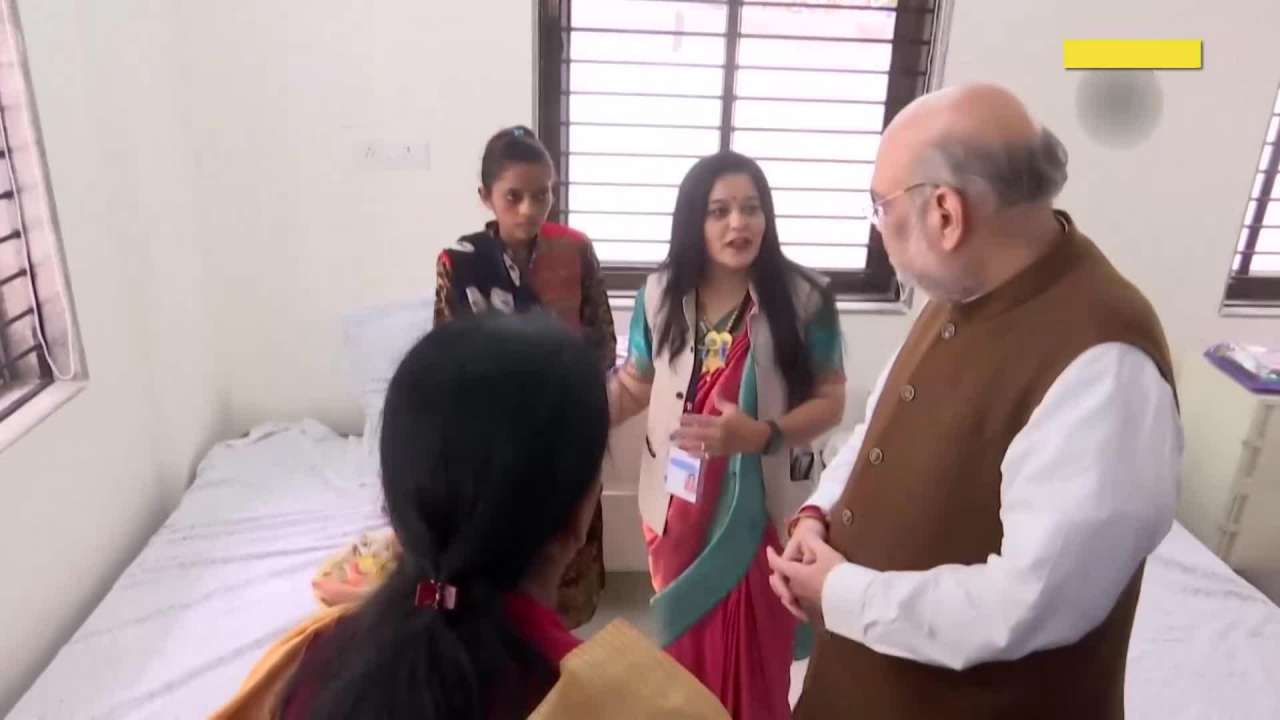 Amit Shah inaugurates Sakhi centre at Gandhinagar Civil Hospital in Gujarat