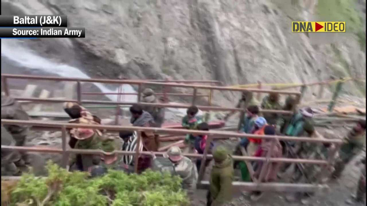 Amarnath Yatra 2022: Indian Army restores fallen bridge in Baltal