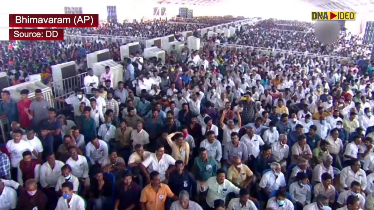 PM Modi unveils 30-feet tall bronze statue of freedom fighter Alluri Sitarama Raju   