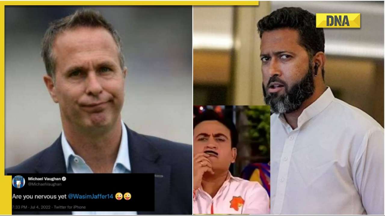 IND vs ENG: Michael Vaughan pokes fun at Wasim Jaffer, he replies with ...