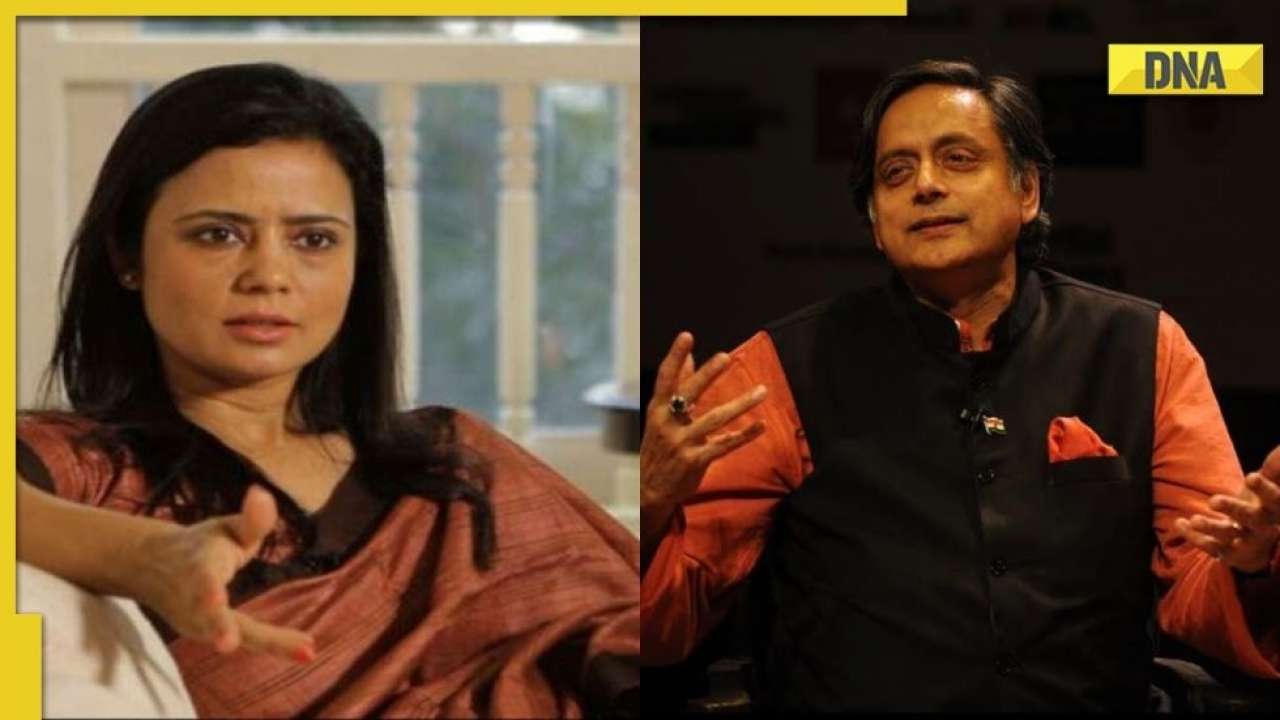 Mohua Moitra Shashi Tharoor : ঠোঁটে সিগার, হাতে শ্যাম্পেনের গ্লাস! শশী  থার