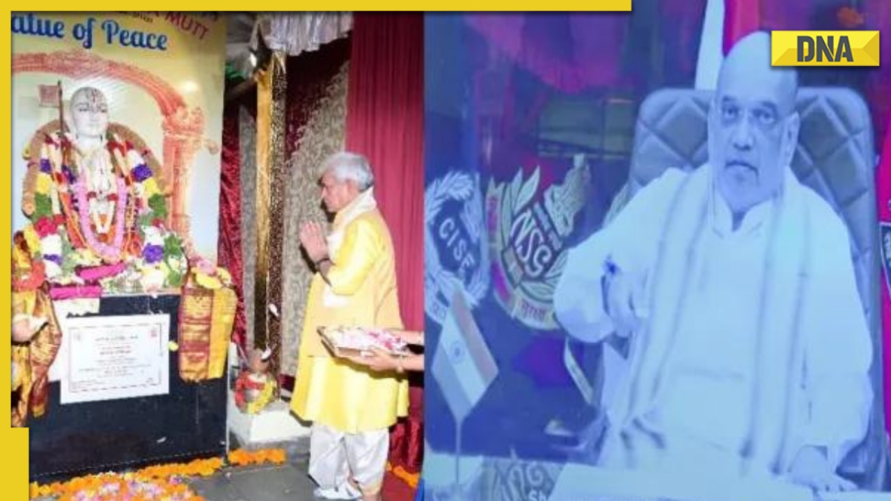 HM Amit Shah virtually unveils ‘Statue of Peace’ of Swami