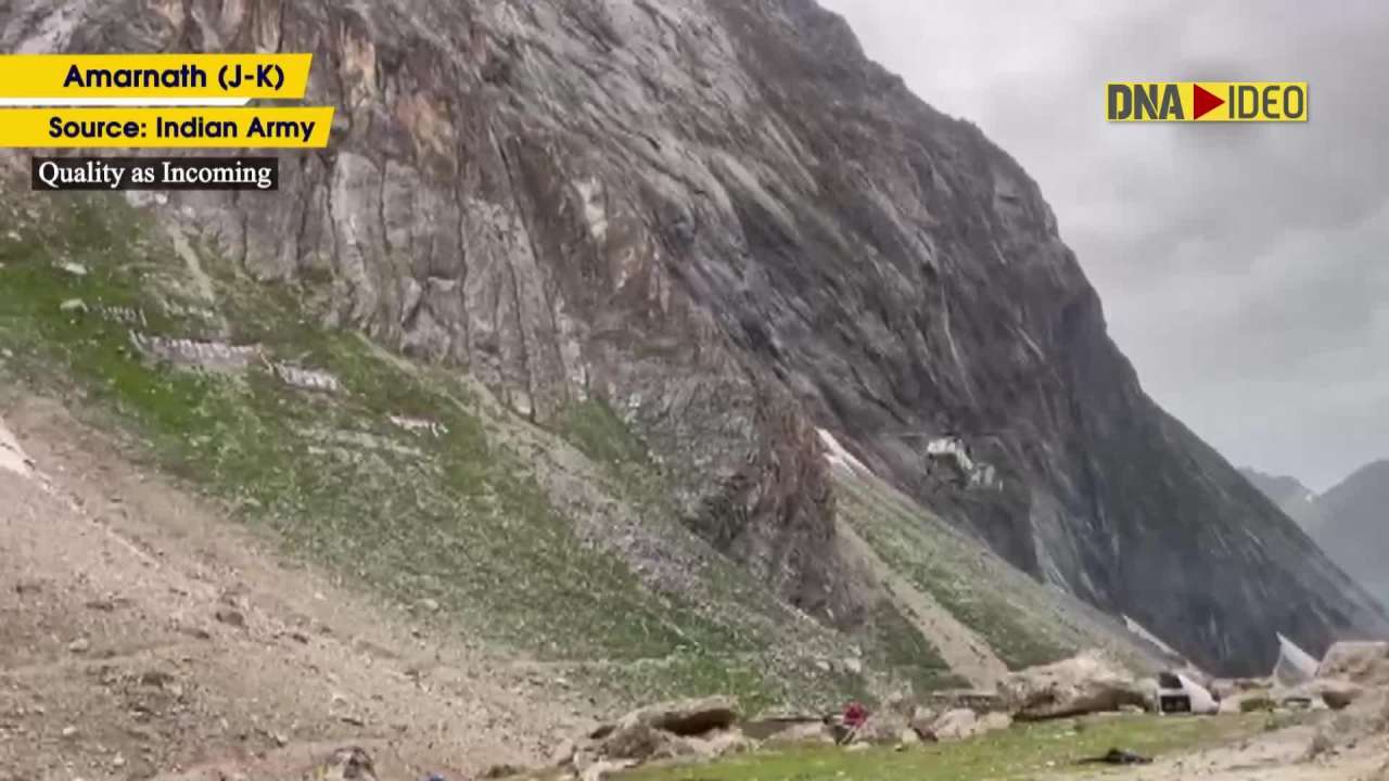  Indian Army continues rescue operation in affected areas at Amarnath cave site