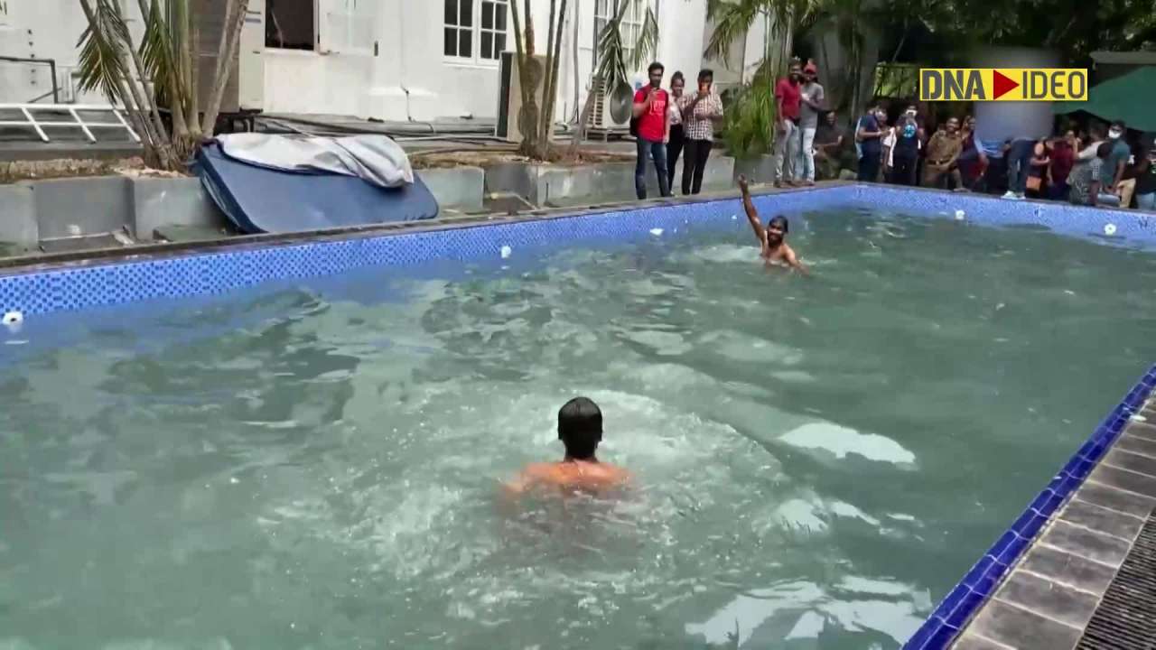 Sri Lanka Crisis: Enraged protesters ‘unwind’ at President Gotabaya Rajapaksa’s house