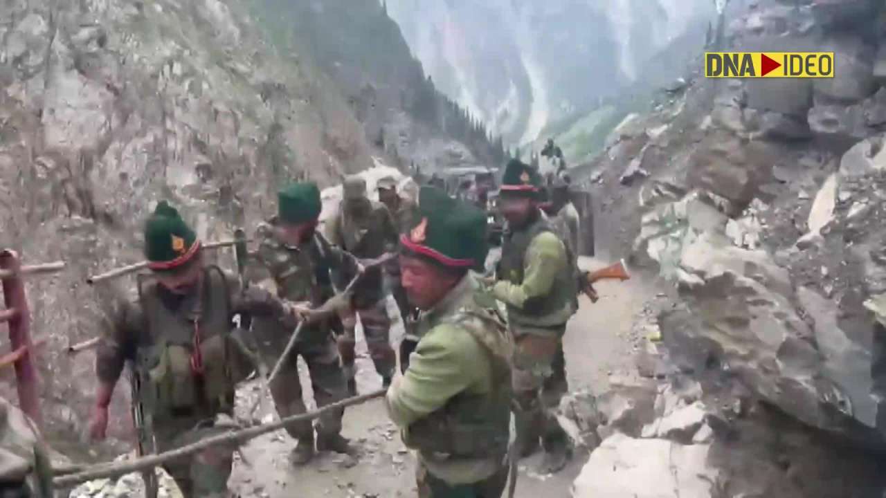 Amarnath Tragedy: Army pulls up critical rescue equipment to speed up rescue process to find missing people