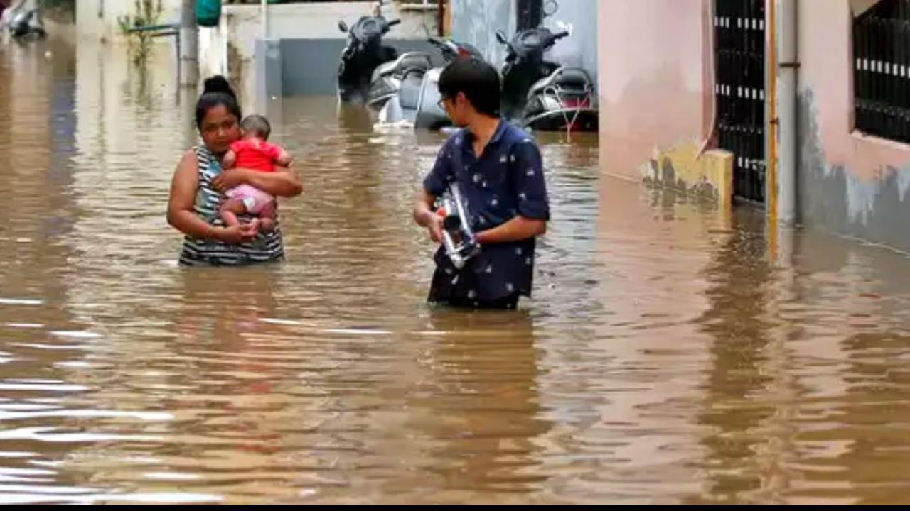 चारों ओर भारी तबाही 