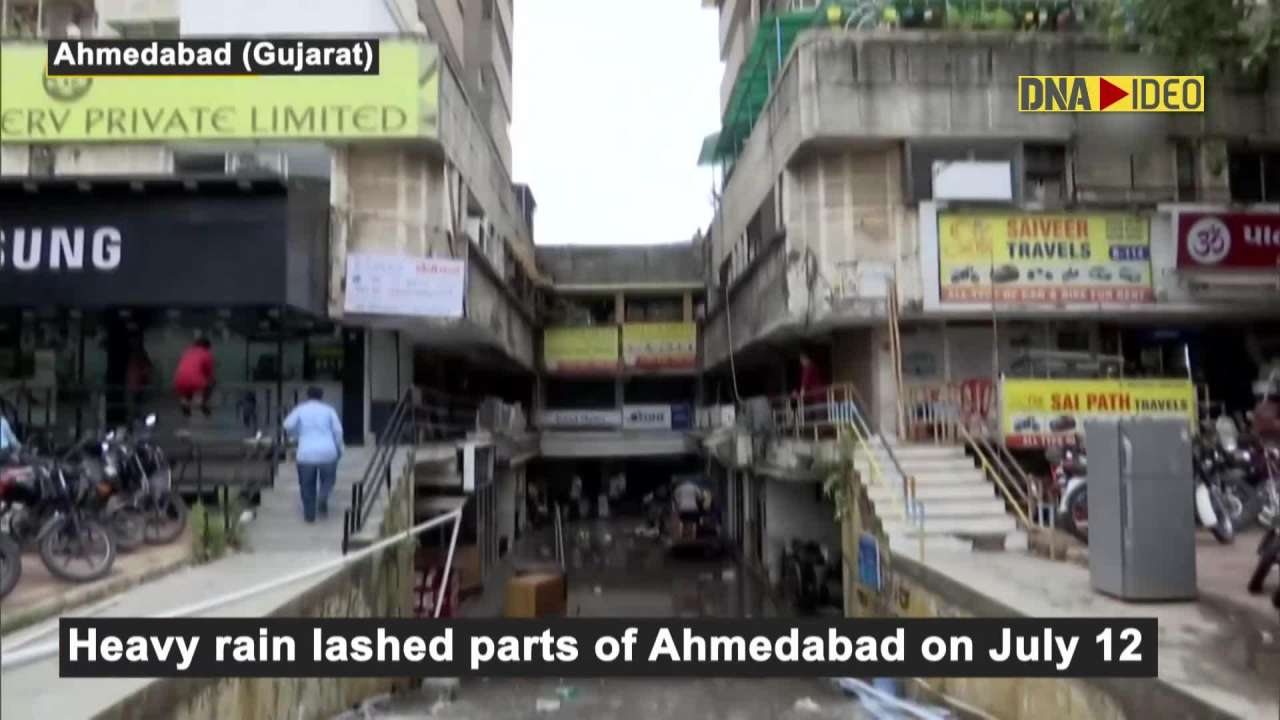 Parts of Ahmedabad experience waterlogging after downpour 