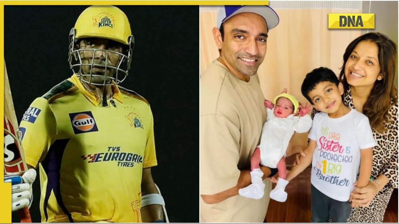 CSK batsman Robin Uthappa blessed with baby girl, names her Trinity Thea Uthappa, see pic