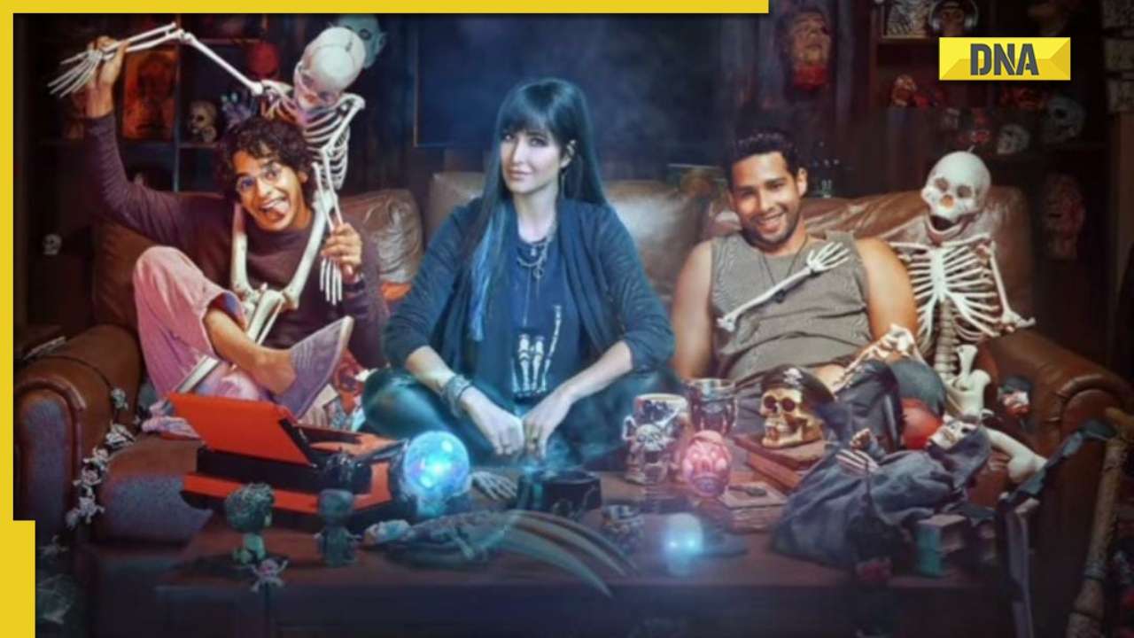 Phone Bhoot: Katrina Kaif, Sidhant Chaturvedi, Ishaan Khatter unveil new  spooky motion poster