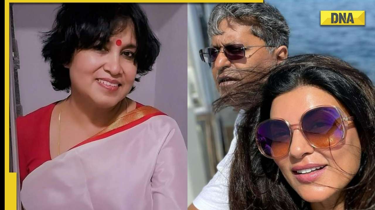 Taslima Nasrin bashes Sushmita Sen for relationship with Lalit Modi, says 'was she sold to money?'