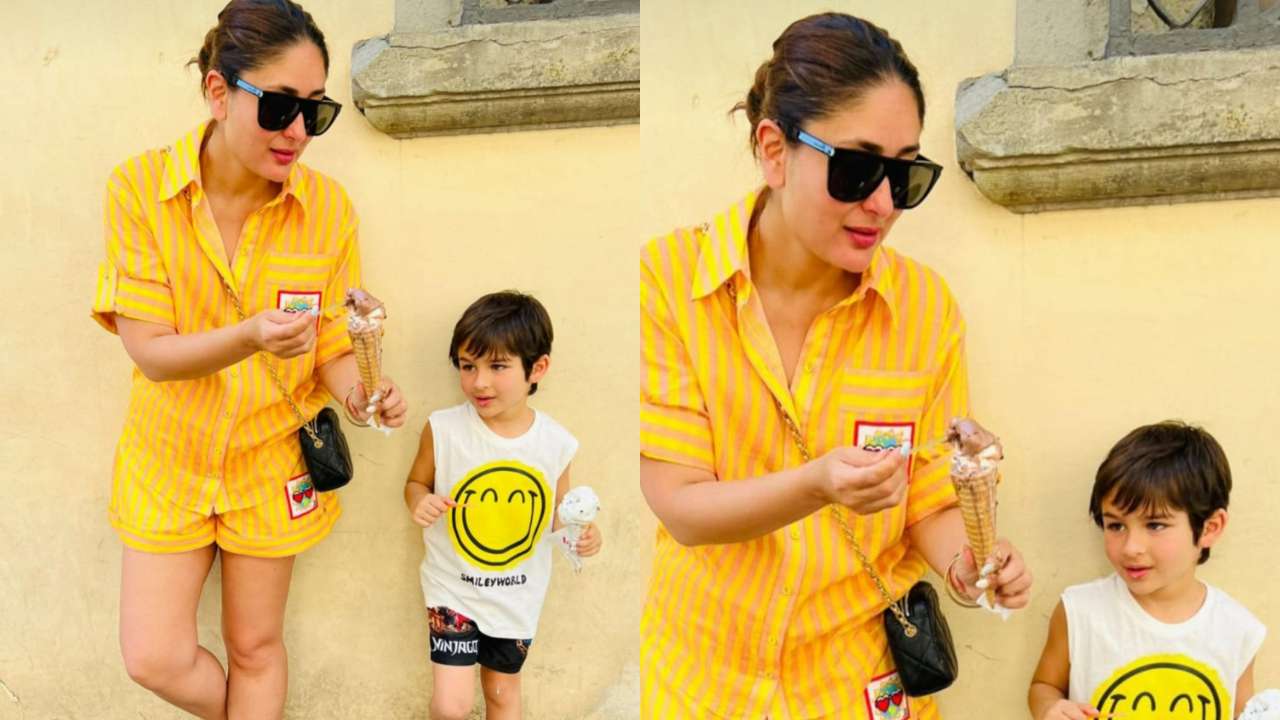 Kareena Kapoor Khan's 'messy Gelato series' with Taimur