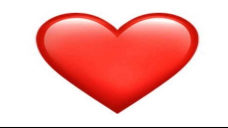 Red Heart emoticon