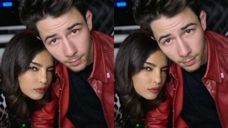 Priyanka Chopra-Nick Jonas's selfie