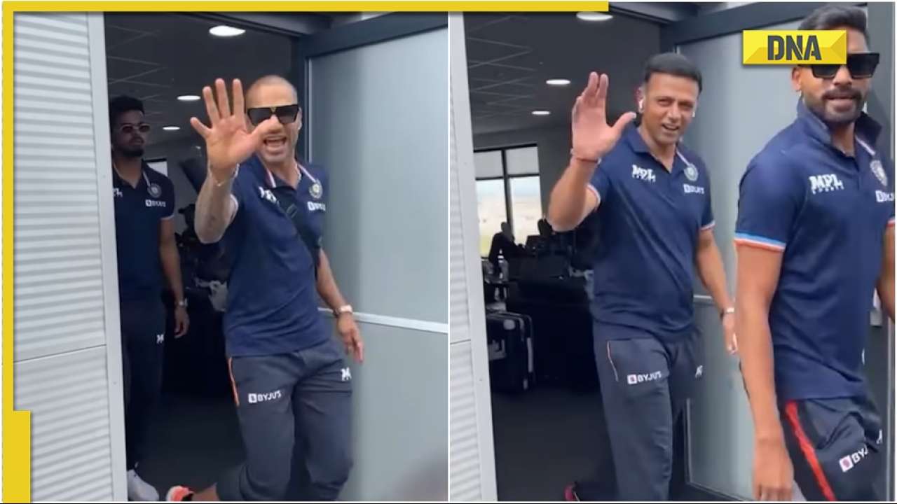 IND vs WI: CSK give dramatic twist to Shikhar Dhawan's viral reel featuring Rahul Dravid